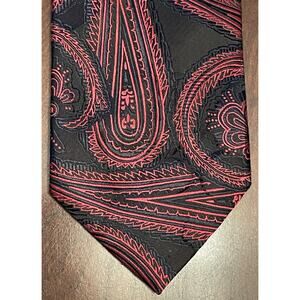 Alexander Julian Colours Red Black Hand Made 100% Polyester Men’s Neck Tie China